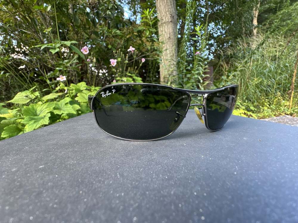 Ray-Ban RB3343 004/58 Gunmetal Polarized Wrap Sunglasses